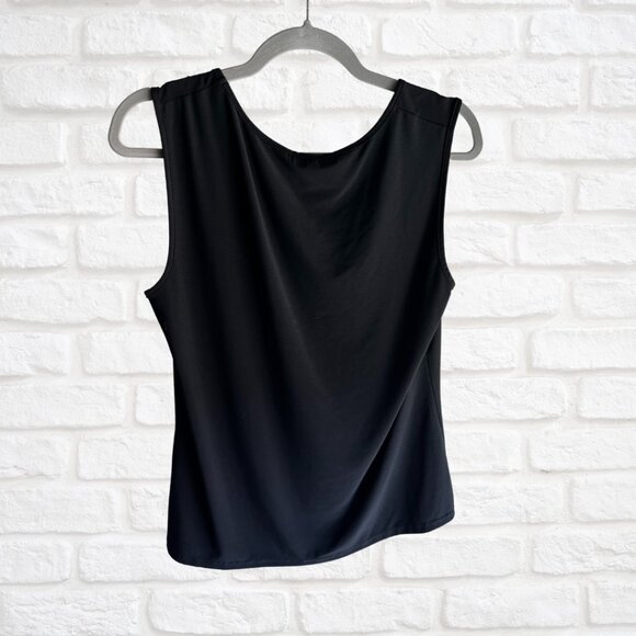 Studio Works - Black Shell Tank Top - Size Medium - Picture 2 of 3